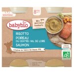 Plat bb ds 8 mois poireau et saumon bio mes premiers morceaux fondants babybio - les 2 pots de 200g ...