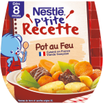 Plat bb ds 8 mois pot au feu p'tite recette nestle - 2 bols de 200 g