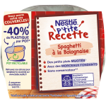 Plat bébé dès 8 mois spaghetti bolognaise p'tite recette nestle - 2 bols de 200 g Plat bébé dès 8 mois spaghetti bolognaise p'tite recette nestle - 2 bols de 200 g