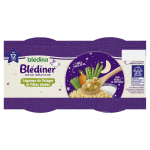 Plat bb du soir ds 12 mois lgumes et ptes bldiner bledina - les 2 bols de 200g