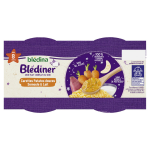 Plat b�b� du soir d�s 8 mois carottes patate douce semoule lait bl�diner bledina - les 2 bols de 200g ...