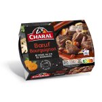 Plat cuisin b?uf bourguignon charal - la barquette de 300g