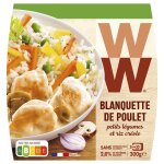 Plat cuisin� blanquette poulet riz l�gumes weight watchers - la barquette de 300 g
