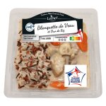 Plat cuisin� blanquette de veau et duo de riz lechef - la barquette de 300g