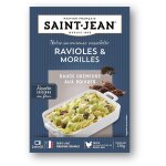 Plat cuisin cassolette ravioles morilles sauce crmeuse au poivre saint jean - la barquette de 310g