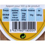 Plat cuisin cassoulet pur porc label rouge vallegrain - le bocal de 800g