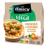 Plat cuisin couscous & boulettes aux lgumes d'aucy - la barquette de 320 g