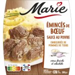 Plat cuisiné emincés de b?uf sauce au poivre marie - la barquette de 300g Plat cuisiné emincés de b?uf sauce au poivre marie - la barquette de 300g