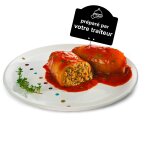 Plat cuisin� encornets farcis sauce tomate - la portion de 150g