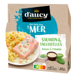 Plat cuisin filet de saumon  l'oseille & ses tagliatelles d'aucy - la barquette de 300 g
