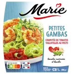 Plat cuisin� gambas tagliatelles / pesto marie - la barquette de 280 g