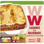 Plat cuisin lasagnes  la bolognaise gratines  l'emmental ww - la barquette de 300g