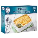 Plat cuisin lasagnes saumon epinards comptoir des marees - la bote de 900g