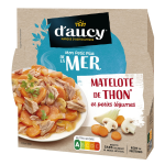 Plat cuisin matelote de thon aux petits lgumes d'aucy - la barquette de 300 g