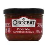 Plat cuisiné piperade au jambon de bayonne orocbat - le pot de 400 g Plat cuisiné piperade au jambon de bayonne orocbat - le pot de 400 g