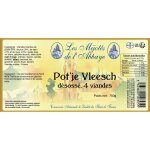 Plat cuisin pot'je vleesch dsoss aux 4 viandes les mijotes de l'abbaye - le bocal de 750g