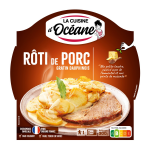 Plat cuisin rti porc / gratin dauphinois la cuisine d'oceane - l'assiette de 300 g
