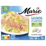 Plats cuisins saumon / fondue poireaux marie - la barquette de 400 g
