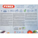 Plat  four en verre 3, 7l 40x28cm pyrex - le plat