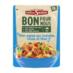 Plat individuel mini penne au thon william saurin - le paquet de 300g Plat individuel mini penne au thon william saurin - le paquet de 300g