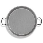 Plat  paella acier inoxydable rond 46 cm rossetto - le plat  paella de 46 cm