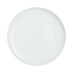 Plat pizza rond friends blanc en verre luminarc - le plat  pizza