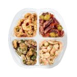 Plateau tapas mix poulet, crevettes, moules, et encornets - la barquette de 180g