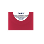 Pochette coin en polypropyl�ne - 27x35 cm - framboise canson - la pochette