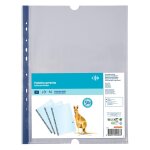 Pochette perfor�e en polypropyl�ne 21x29, 7 cm carrefour - le lot de 50 pochettes