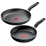 Po�les 20 / 26cm aluminium rev�tement anti - adh�sif tous feux dont induction start easy tefal - le lot ...