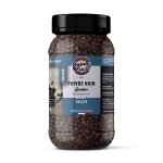 Poivre grains noir relevé sainte lucie - le pot de 245g Poivre grains noir relevé sainte lucie - le pot de 245g