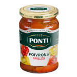 Poivrons grill�s � l'huile ponti - le pot de 280g