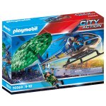 Police hlicoptre de police et parachutiste - city action - 70569 playmobil - la bote