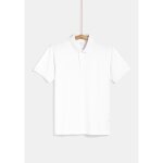 Polo homme blanc s tex