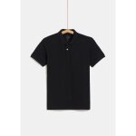 Polo homme noir m tex
