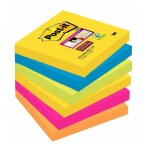 Post - it repositionnable carnival - 76 x 76 mm - 90 feuilles post - it - le lot de 6 blocs Post - it repositionnable carnival - 76 x 76 mm - 90 feuilles post - it - le lot de 6 blocs
