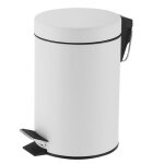 Poubelle  pdale 3 l en inox carrefour - la poubelle