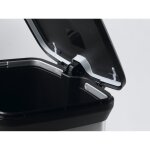 Poubelle  pdale - aspect mtal curver - la poubelle de 50l