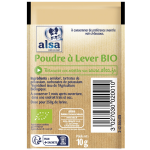 Poudre  lever bio alsa - la boite de 5 sachets - 50g