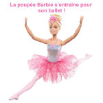 Poup�e ballerine barbie avec lumi�re mattel - la poup�e