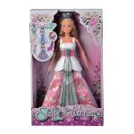 Poupe steffi love wedding magic smoby - la figurine et ses accessoires