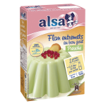 Préparation flan entremets pistache alsa - la boite de 180g Préparation flan entremets pistache alsa - la boite de 180g