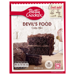 Pr�paration de g�teau chocolat betty crockers - la boite de 425g