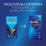 Préservatifs classic jean extra lubrifiés confort et confiance durex - la boite de 12 préservatifss Préservatifs classic jean extra lubrifiés confort et confiance durex - la boite de 12 préservatifss