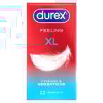 Prservatifs finesse et sensations feeling xl durex - la bote de 12