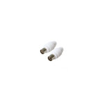 Prises d'antenne coax 9. 5mm m 9. 5mm f - psant04 - blanc poss - les prises d'antenne