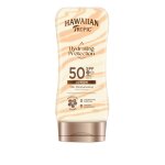 Crme solaire lait corps spf 50 hydratant 12h silk hydration hawaiian tropic - le flacon de 180ml