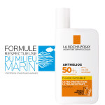 Crme solaire visage peau sensible trs haute protection spf 50 + fluide ultra - lgre sans parfum la ...