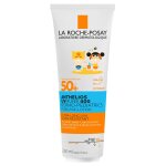 Crme solaire enfant peau sensible visage corps trs haute protection spf 50 + rsistant  l'eau la roche ...