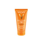 Crme solaire mulsion visage spf 50 + toucher sec anti - brillance idal soleil vichy laboratoires - ...